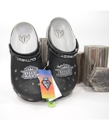 Crocs X Oukast Black Silver Classic Clog with Jibbitz Mens Size 9 NWT - $116.18 CAD