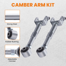 Gray Adjustable Control Arm Rear Camber Kit for 02-06 Honda CR-V 03-11 Element - £48.86 GBP