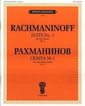 Suite No. 1 for Two Pianos. Op. 5 (1893) [Paperback] Rachmaninov Sergei - £17.72 GBP