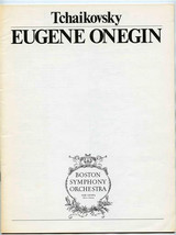 Eugene Onegin Libretto Tchaikovsky Boston Symphony Orchestra Ozawa 1975 - $13.86