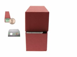 Guardhouse Red/Cent Coin Box with 100 flips, 2&quot; x 2&quot; x 8.5&quot; - £11.18 GBP