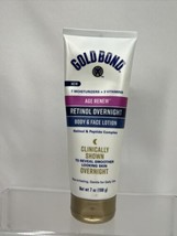 Gold Bond Age Renew Retinol Overnight Body &amp; Face Lotion Peptide Crepe  7oz - $17.09