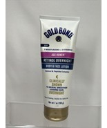 Gold Bond Age Renew Retinol Overnight Body &amp; Face Lotion Peptide Crepe  7oz - £14.19 GBP