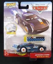 Disney Pixar CARS Rocket Racing Jackson Storm with Blast Wall NEW - $10.40