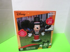 Disney Mickey Mouse  Halloween Airblown Inflatable 3.5 Ft Lighted Inside W/Box - £27.40 GBP