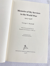 Memoirs of My Services in the World War, 1917-1918 Hardcover – 1976 - £19.58 GBP