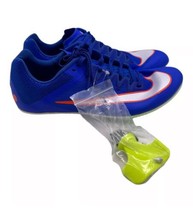 Nike Zoom Rival Sprint Track Spikes Shoes Blue White Men’s Size 9 DC8753... - £37.37 GBP