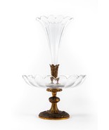Antique Late 19C Impressive French Centerpiece, Bronze Polished Crystal ... - €305,13 EUR