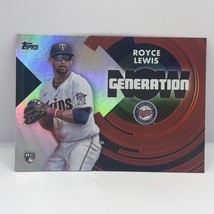 2022 Topps Update Series Baseball Royce Lewis Generation Now GN-78 - £1.53 GBP