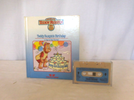 Teddy Ruxpin&#39;s Birthday Worlds Of Wonder 1985 Book and Cassette Tape - $24.75