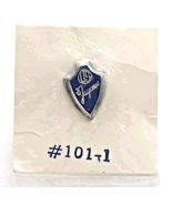 VTG US Jaycees Blue Shield Pin Civic Youth Organization Pre-JCI USA Lead... - $19.12 CAD