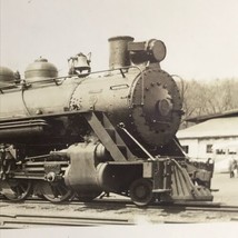 Train Engine Locomotive Old Original Photo BW Vintage Photograph  - £10.32 GBP