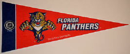 Florida Panthers NHL Felt Mini Pennant 4&quot; x 9&quot; Banner Flag Souvenir NEW - £2.88 GBP