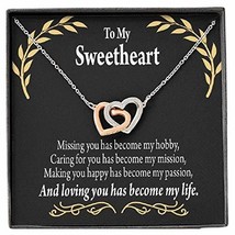 Express Your Love Gifts My Sweetheart My Passion Inseparable Necklace Pendant 18 - £51.39 GBP