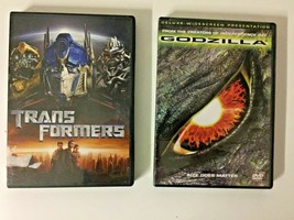 Godzilla (DVD, 1998, Deluxe Widescreen Presentation) and Transformers DVD Bundle - £8.65 GBP