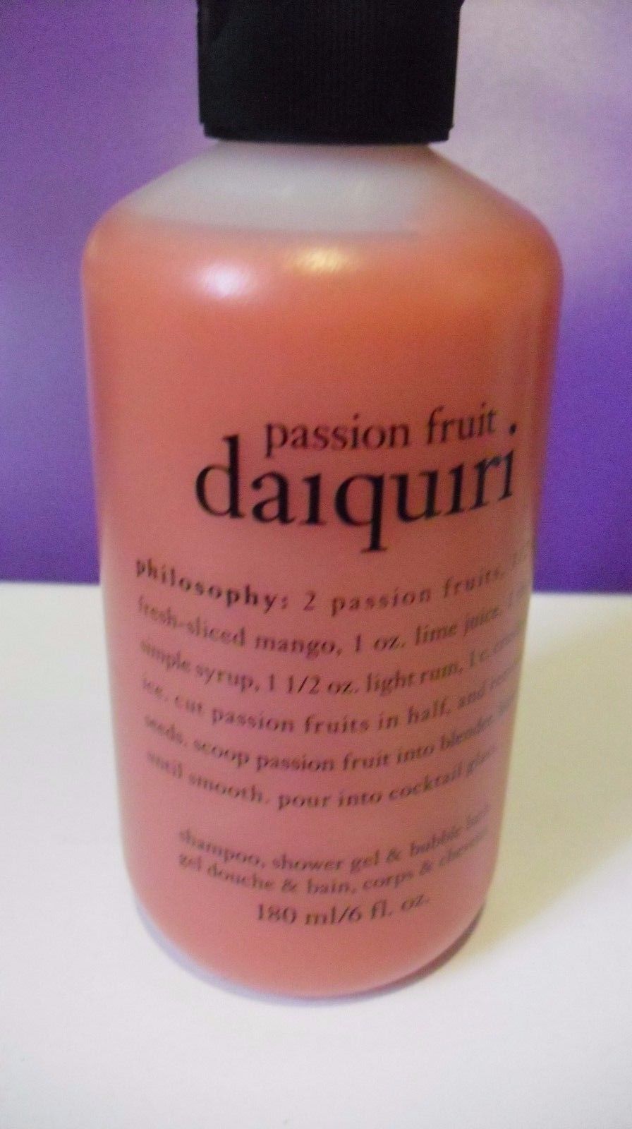 Primary image for Philosophy Passion Fruit Daiquiri 6 oz 3-in-1 Shampoo Shower Gel & Bath