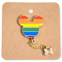 Mickey Mouse Disney Pin: Rainbow Pride Balloon - £15.88 GBP