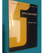 FIVE LECTURES by HERBERT MARCUSE - Softcover - FIRST EDITION SECOND PRIN... - $66.49