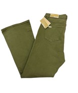 Michael Kors Jeans Womens 12 Smoky Olive Green Selma Flare Denim Casual ... - $81.68 CAD