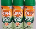 (3) OFF Deep Woods Insect Repellent Dry Touch 4 oz 25% DEET New - $18.37
