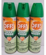 (3) OFF Deep Woods Insect Repellent Dry Touch 4 oz 25% DEET New - £14.71 GBP
