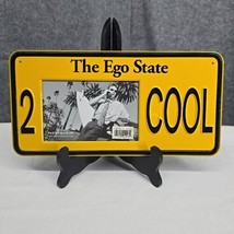 Picture Frame License Plate Shaped  Yellow for 4x6 Photo The Ego State 2... - £10.18 GBP