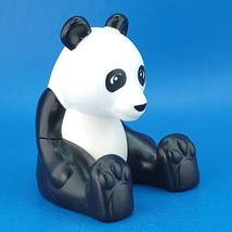 Lego Duplo Panda Figure Black White Zoo Ark Wildlife Circus Animal Minifigure - £5.42 GBP