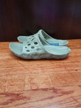 Merrell Hydro Slide Sandals Mens 12 Green Camo Lightweight Water Resista... - $36.50
