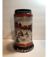 1991 Anheuser Busch Budweiser Clydesdale Holiday Stein The Seasons Best - €11,42 EUR