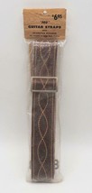 Vintage X. Bruno and Sons Western Style Brown Leather Guitar Strap - $156.03