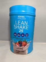 GNC Total Lean Shake 25 Mixed Berry 22 oz High Protein Meal Replacement Vitamin - £29.72 GBP