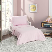 4 Piece Toddler Bedding Set - Includes Comforter, Flat Sheet, Fitted She... - $49.99