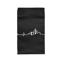 Personalized Lunch Bag: Embroidered Heartbeat Mountain, Customizable for Kids &amp;  - £30.65 GBP