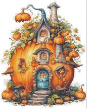 Counted Cross Stitch patterns/ Pumpkin Home/ Halloween 55 - £3.95 GBP