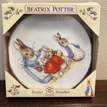 Beatrix Potter &quot;Peter Rabbit&quot; 6 in Collectible Plate Reutter Porzellan Germany - £17.13 GBP