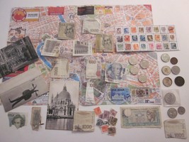Coins Stamps Magnet Cards Tokens Book Mark Money 72 Italian Collectibles #902 - £30.07 GBP