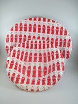 Coca-Cola Reusable Disposable Serving Tray And Bowls Set of 4 Red and White - £7.91 GBP