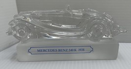 Goebel Crystal Car - 1938 Mercedes Benz 550 K Car Paperweight - $21.04