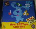 Blue&#39;s 123 Zeit Aktivitäten PC CD ROM Spiel Vor Math &amp; Problemlösung Skills - $87.88