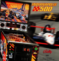 Indianapolis 500 Pinball Flyer Original UNUSED Game Indy Race Cars Sports 1995 - $16.55