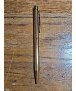 CIRCA 1999 SHEAFFER TARGA CLASSIC FLUTED GOLD PLATED BALLPOINT PEN MINT - $79.15