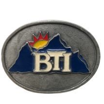 VTG Bergamot Brass Sunrise Over the Mountains BTI Belt Buckle - £19.38 GBP
