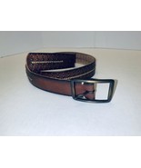 American Eagle Outfitters Unisex M Belt Brown Leather  1 3/8&quot; Wide BOHO ... - £17.33 GBP