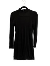 Aritzia WILFRED FREE Womens Dress Open Back Black Sweater Long Sleeve Sz Small - £15.01 GBP