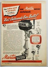 1949 Print Ad Martin &quot;60&quot; Outboard Motors Models &quot;20&quot; &amp; &quot;40&quot; Eau Claire,WI - £14.06 GBP