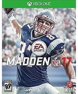 Madden NFL 17 Video Game Xbox One 2016 Microsoft American Sports New Sealed - $2.92