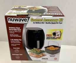 Nu Wave 36223 Brio Air Fryer Accessory Kit, 2 Quart, Nonstick Pan and Rack - £13.48 GBP