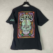 Universal Studios Mardi Gras T-Shirt 2018 Adult Size Large Black Unisex Graphic - £11.68 GBP