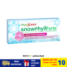 4 x Phytoscience Snowphyll Forte Algues des Neiges Chlorophylle &amp; Extrai... - £138.55 GBP