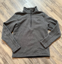 The North Face Mens Fleece 1/4 Zip Pullover Jacket Heather Gray Men’s Small - $24.04